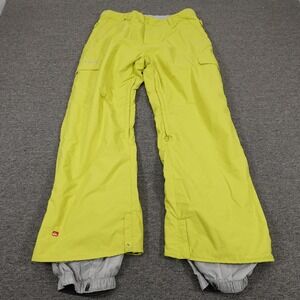 Quiksilver Snow Pants Mens XL 36x31 Yellow Utility Waterproof Ski Snowboard